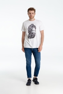 Изображение №4 | Футболка Tattoo, белая, размер S