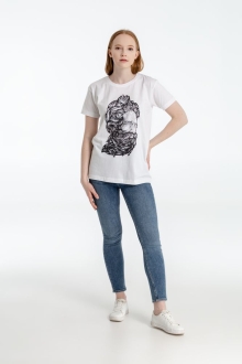 Изображение №7 | Футболка Tattoo, белая, размер S