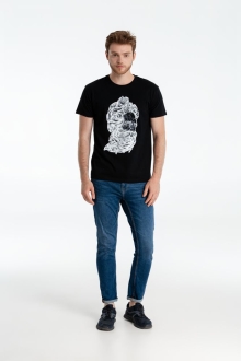 Изображение №4 | Футболка Tattoo Inverted, черная, размер S