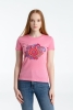 Изображение №1 | Футболка женская «Узор», розовая, размер S