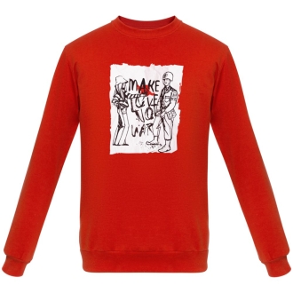 Изображение №3 | Толстовка Make Love, красная, размер S