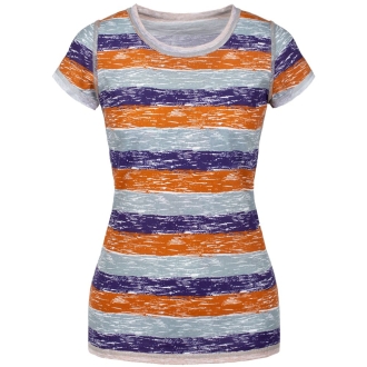Изображение №3 | Футболка женская «Амазонка» двусторонняя, оранжевый/фиолетовый, размер S