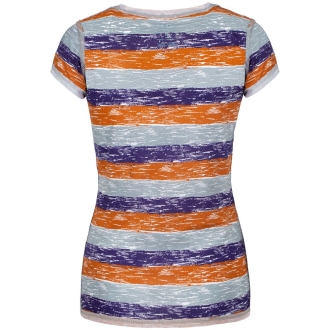 Изображение №4 | Футболка женская «Амазонка» двусторонняя, оранжевый/фиолетовый, размер S