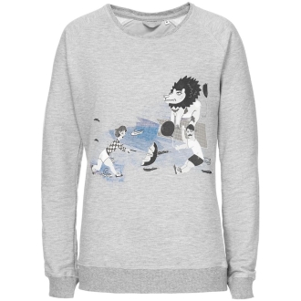 Изображение №2 | Свитшот женский «Не вы ли были у Невы», серый меланж, размер S