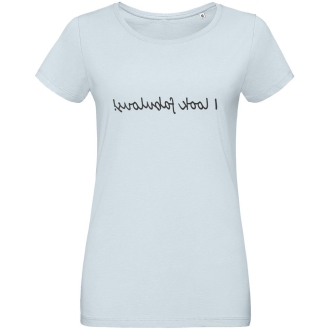 Изображение №1 | Футболка женская I Look Fabulous, голубая, размер S