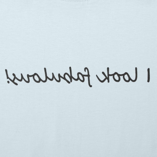 Изображение №3 | Футболка женская I Look Fabulous, голубая, размер S