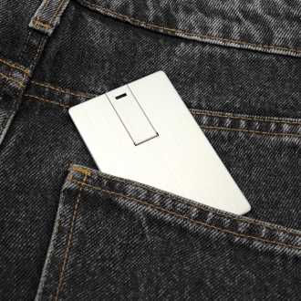 Изображение №5 | Флешка Platinum Card, 32 Гб, серебристая